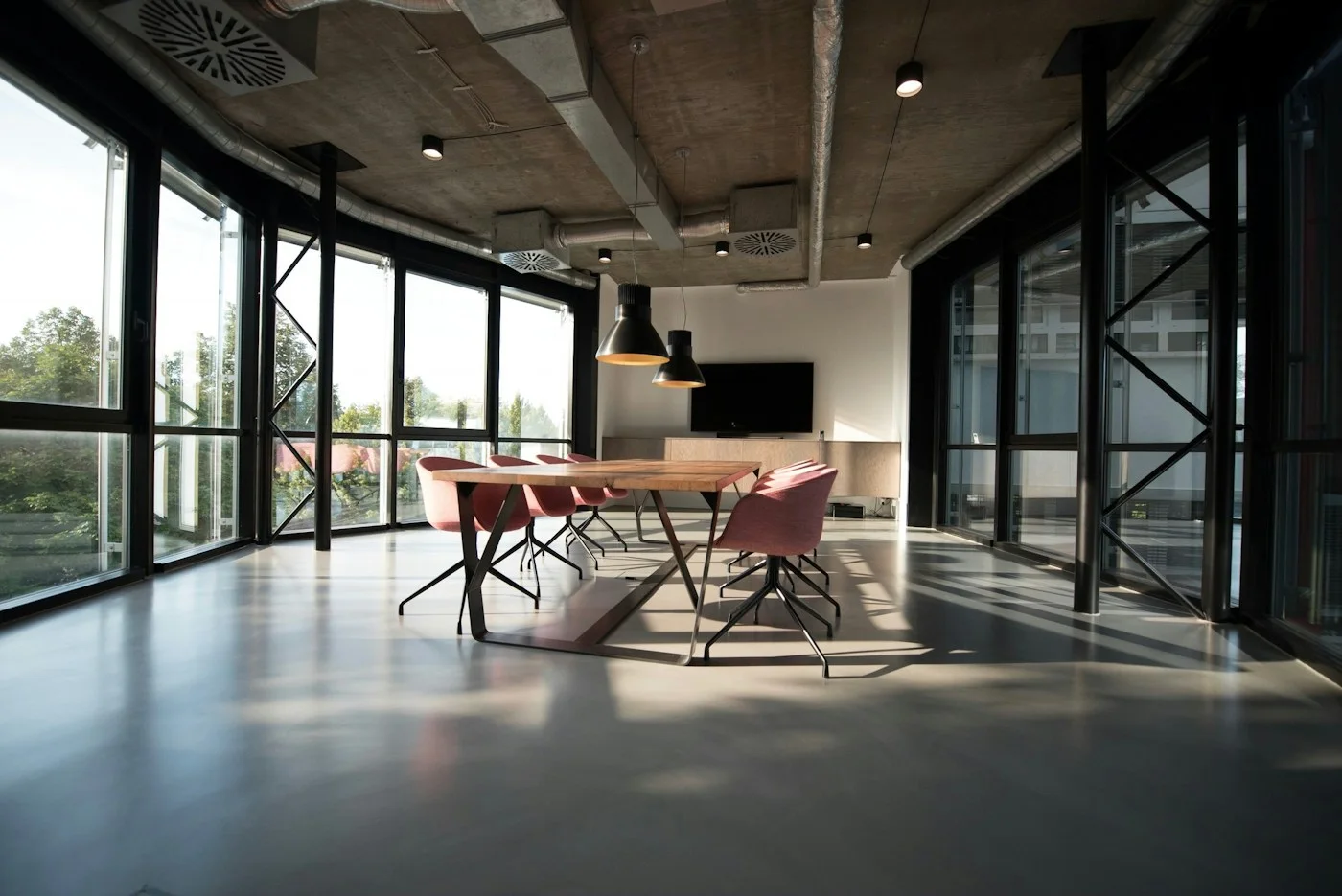 Light-filled professional office interior